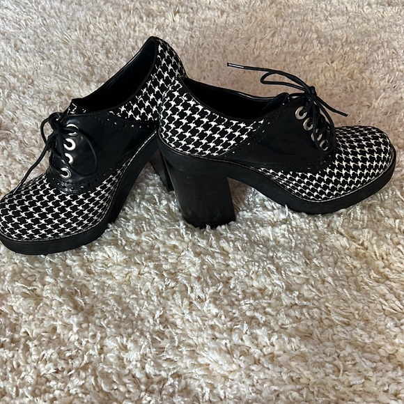 Jeffrey Campbell houndstooth platform loafer - Picture 3 of 6